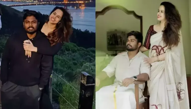 sanju samson wife — IN news