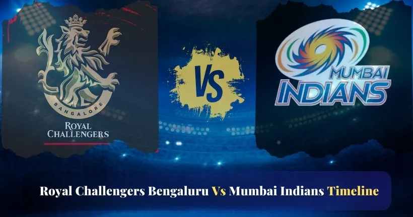 royal challengers bengaluru vs mumbai indians standings — IN news