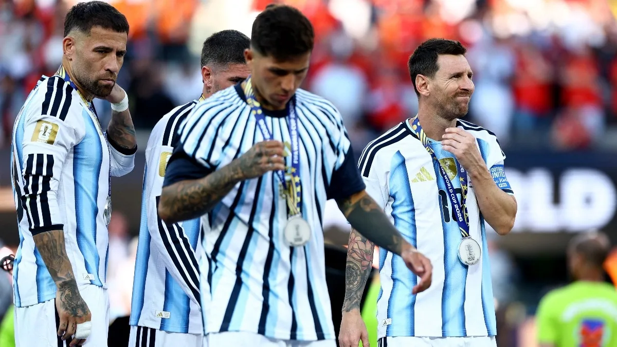 Argentina’s post-final conduct sparks outrage after World Cup defeat to Spain