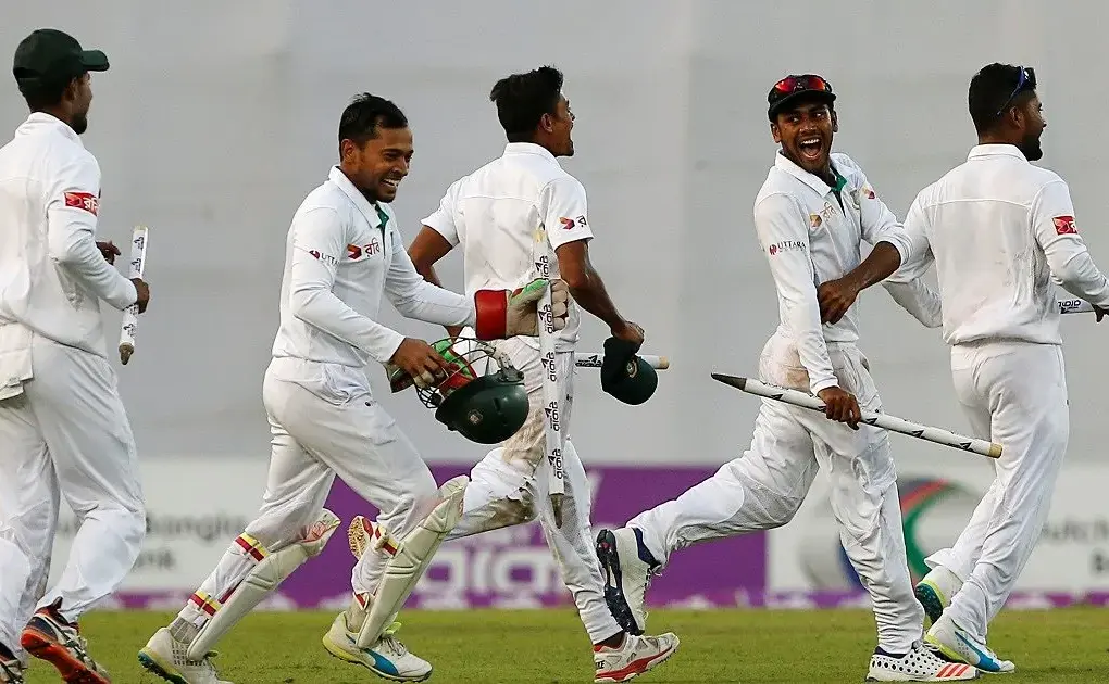 Mehidy five-fer seals Bangladesh's historic maiden Test win in Australia